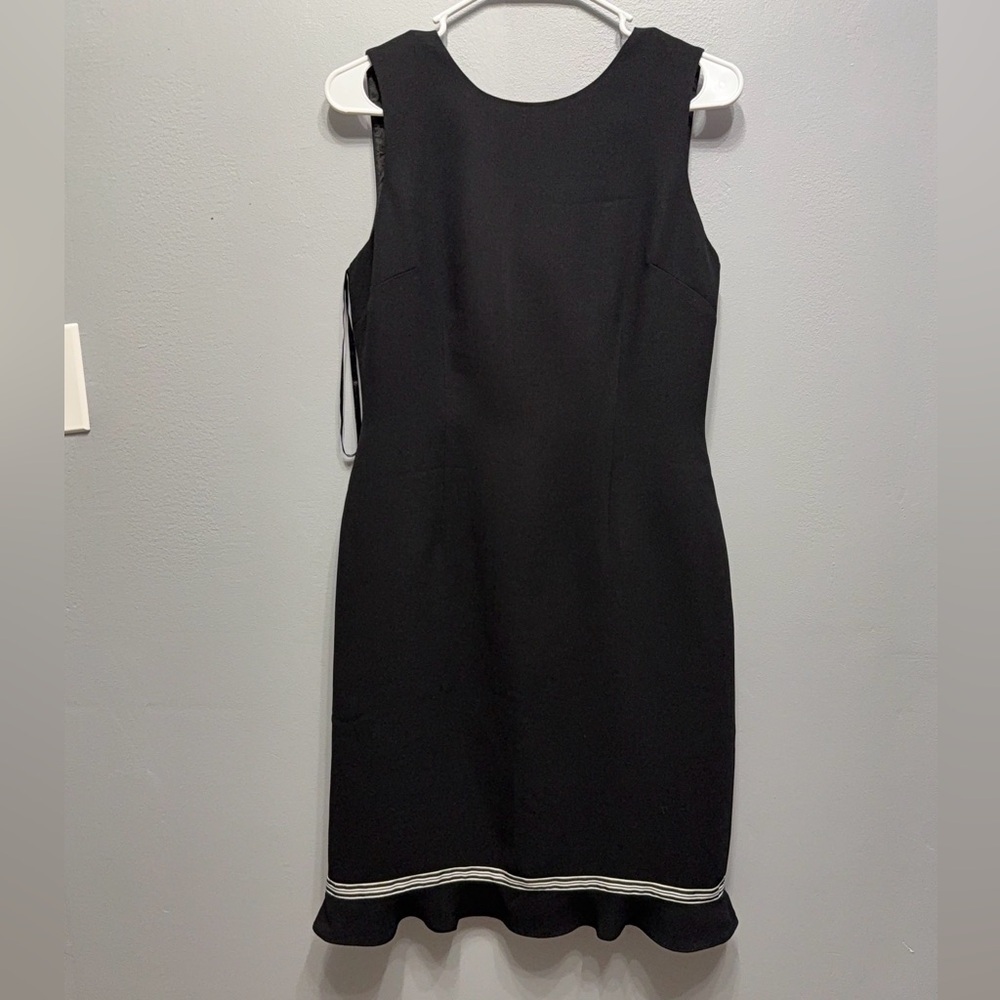 David Warren Petites Black Sleeveless Dress with back Zipper